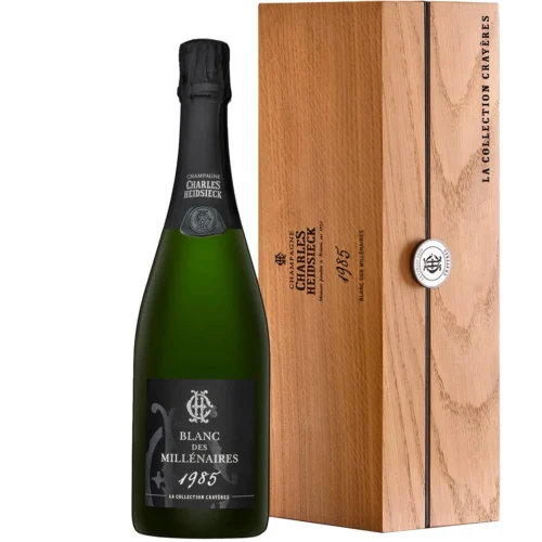 Champagne Charles Heidsieck Blanc des Millénaires 1985 avec coffret sur Champmarket