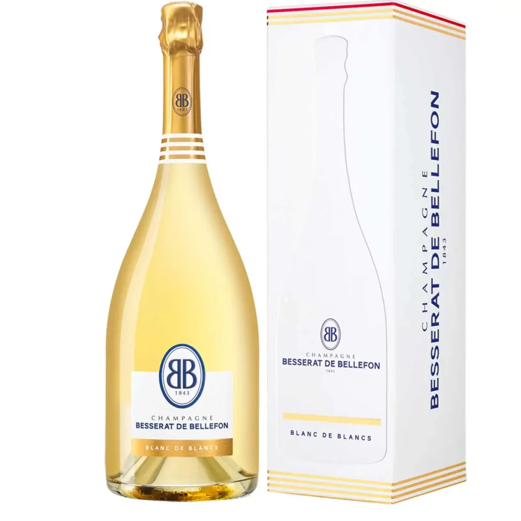 Champagne Besserat de Bellefon Blanc de Blancs magnum avec étui sur Champmarket
