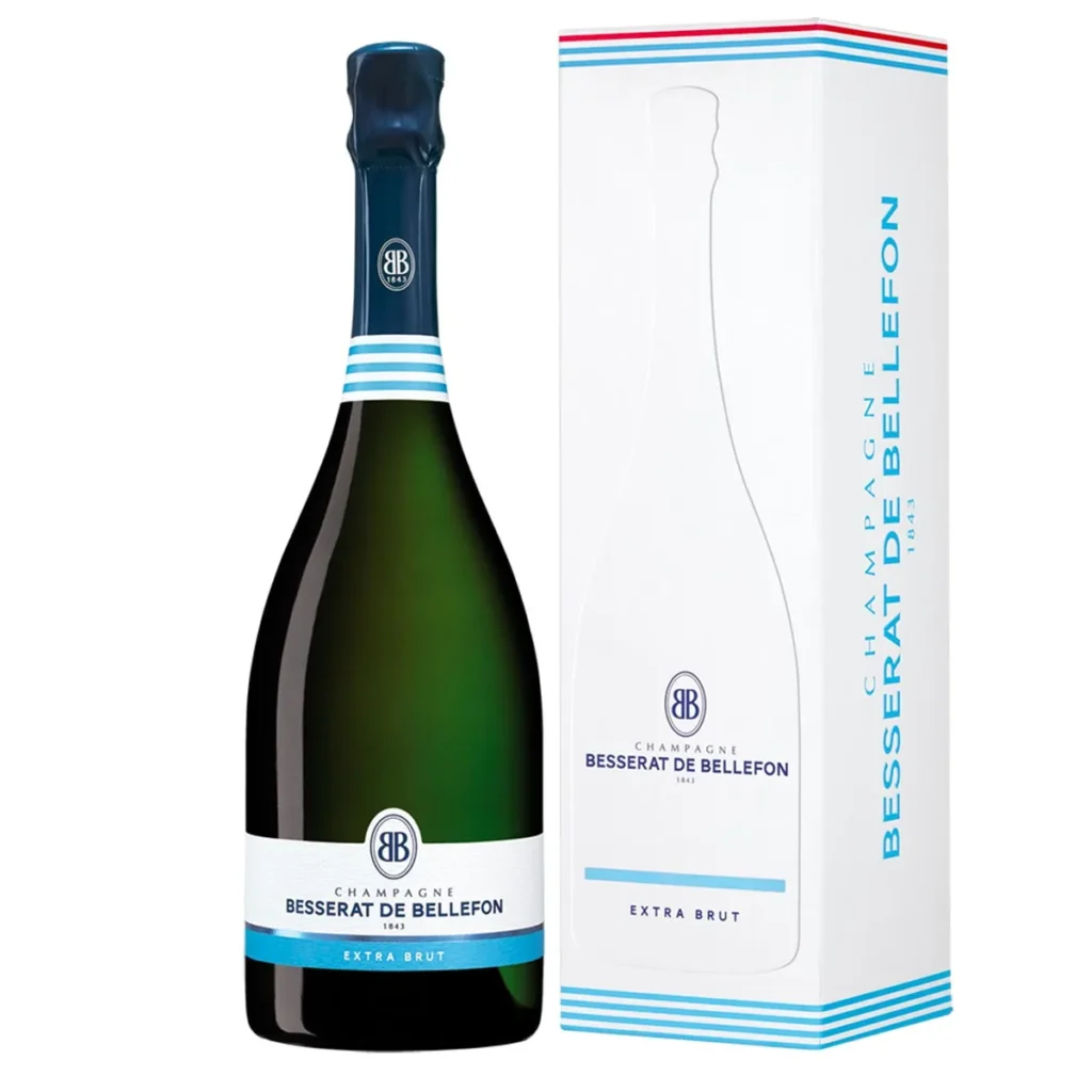 Champagne Besserat de Bellefon Extra Brut avec étui sur Champmarket