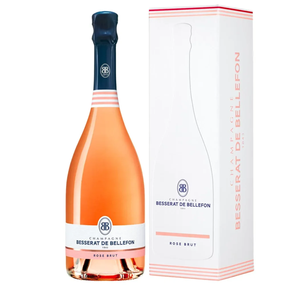 Champagne Besserat de Bellefon Rosé Brut avec étui sur Champmarket