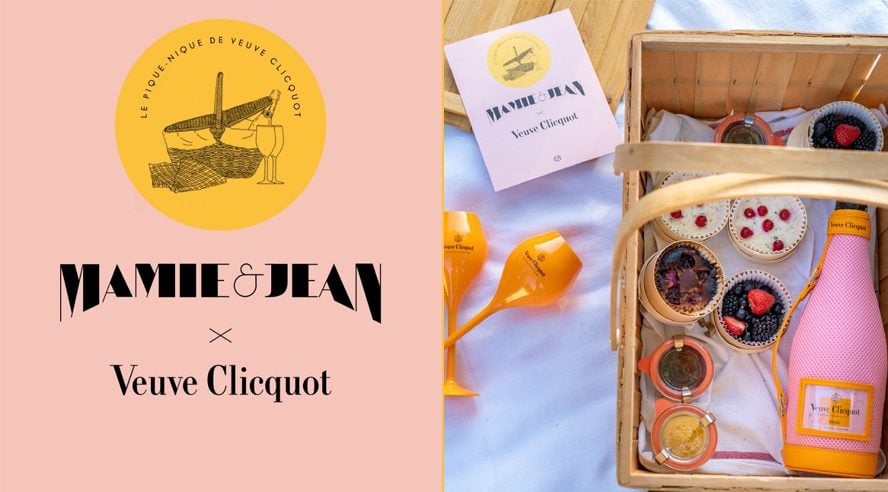 Le panier pique-nique Veuve Clicquot x Jean Imbert - Champmarket